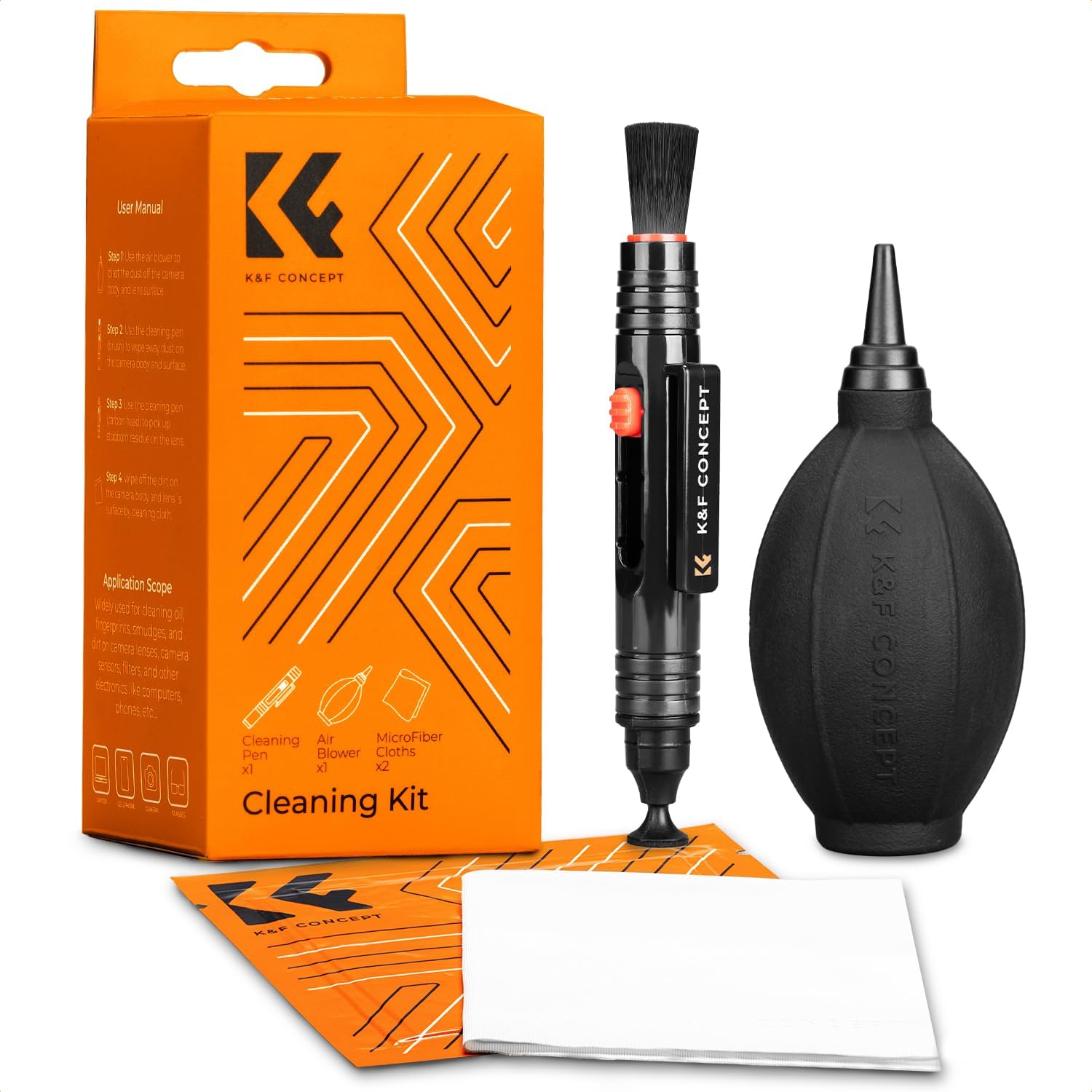 K&F CONCEPT Kit Pulizia per Obiettivo